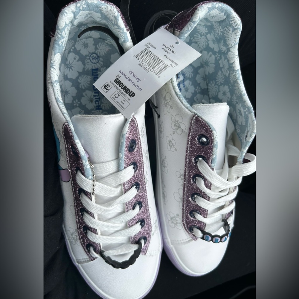 Disney Stitch Women's Low Top Lace Up Sneaker - Picture 7 of 7